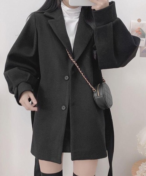 ベストセラーファッション - 美品 A.P.C. 黒 チェスターコート 34 NINA