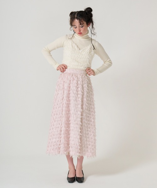 TINA：JOJUN（ティーナジョジュン） ワンピース フリンジ セットアップ