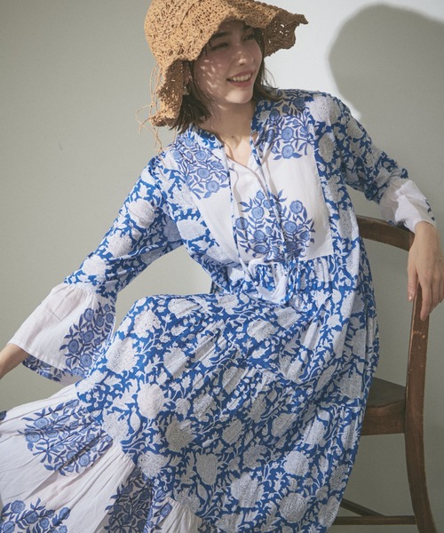 【美品】SHIPS×WATABE WEDDING 花柄 コットン ワンピース M ワタベウェディング SHIPS ワンピース 花柄 - メルカリ