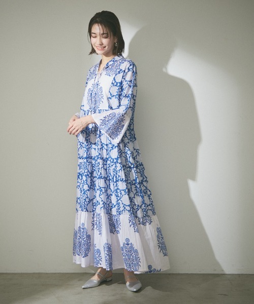 40R 45rpm インドカディ 花柄 コットン 100% ワンピース 楽天市場】インド綿 ワンピース 綿 綿100％ モノトーン フラワー