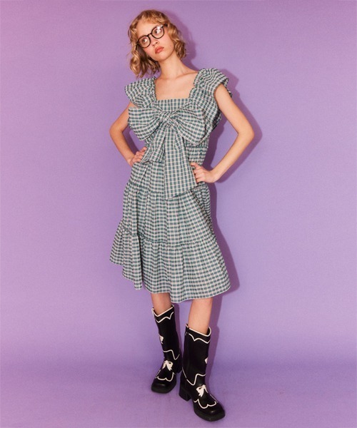 Candy Stripper（キャンディーストリッパー） ブーツ RIBBON WESTERN