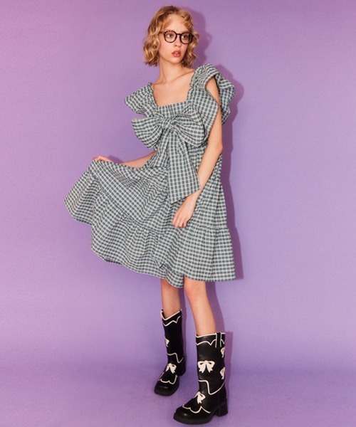 Candy Stripper（キャンディーストリッパー） ブーツ RIBBON WESTERN