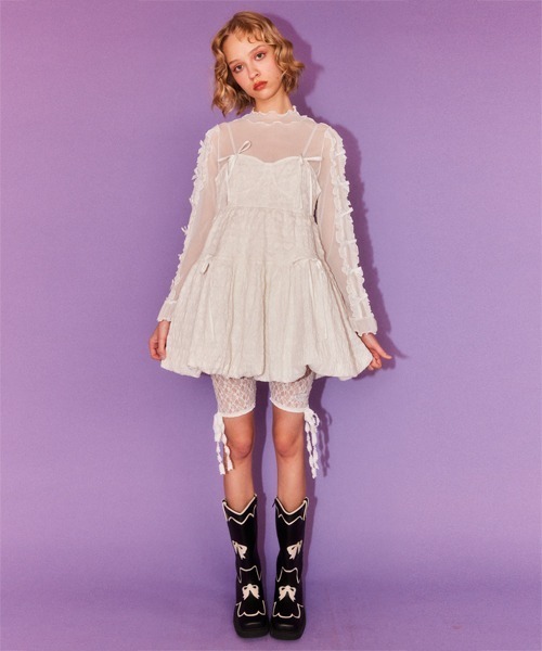 Candy Stripper（キャンディーストリッパー） ブーツ RIBBON WESTERN