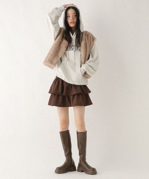 Heather（ヘザー） パーカー アソートロゴフーディ 290406 レディース