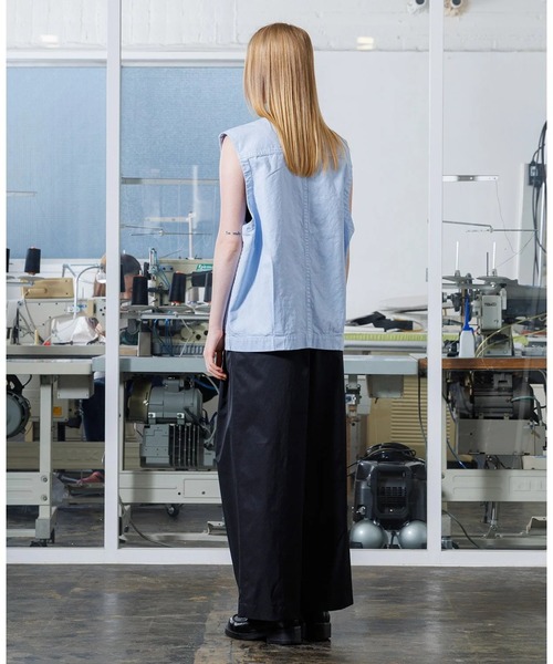 新品未使用 VOAAOV ベスト 黒 2 VEST ヴォアーブ VOAAOV（ヴォアーブ） ベスト ジレ 「VOAAOV」HEAVY OXFORD VEST