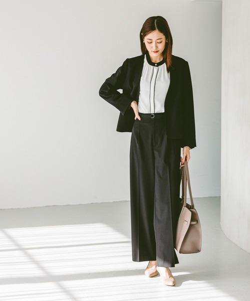 グローバルワーク　ウツクシルエットテーパードパンツ　ワイドパンツ　ジャケット Utsuku-silhouette for Summer ひと夏のウツクシルエットパンツ