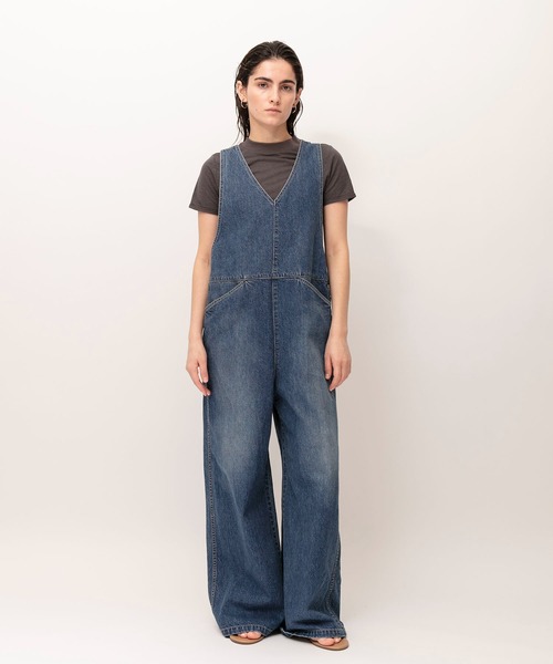 S JOHNBULL ブルー デニム サロペット オーバーオール Johnbull サロペット オーバーオール デニムワーク