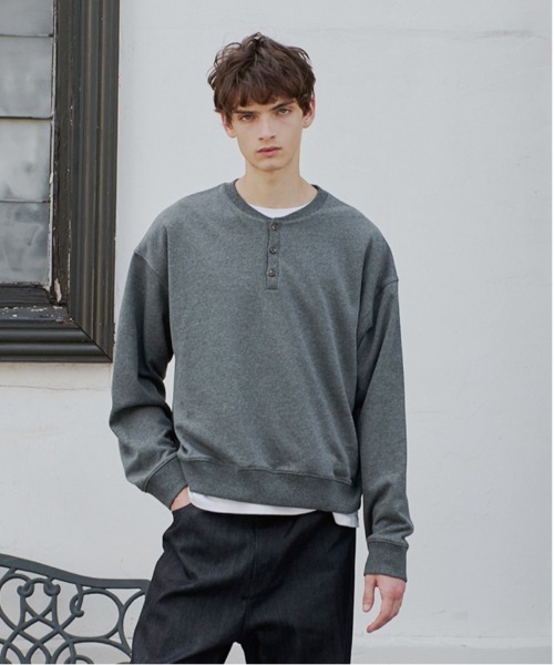 Regen Glanz トレーナー スウェット henry neck sweatshirt/ヘンリー