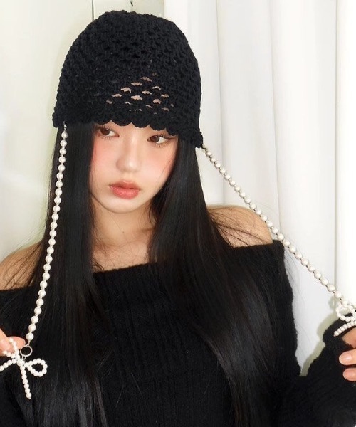 はなさん用 CHANEL ニット帽 パール クロシェハット はなさん用 CHANEL ニット帽 パール クロシェハット 楽天市場