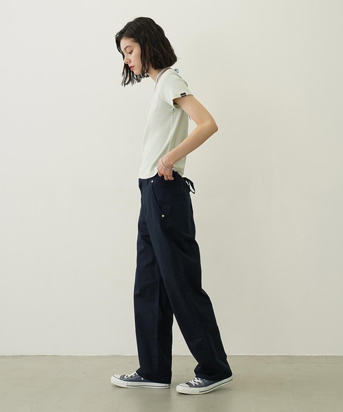 MILKFED.（ミルクフェド） パンツ BACK RIBBON PANTS レディース
