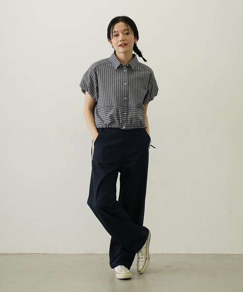 MILKFED.（ミルクフェド） パンツ BACK RIBBON PANTS レディース