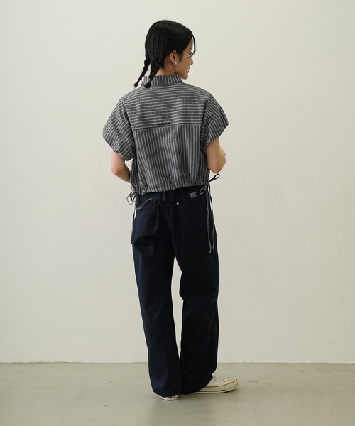 MILKFED.（ミルクフェド） パンツ BACK RIBBON PANTS レディース