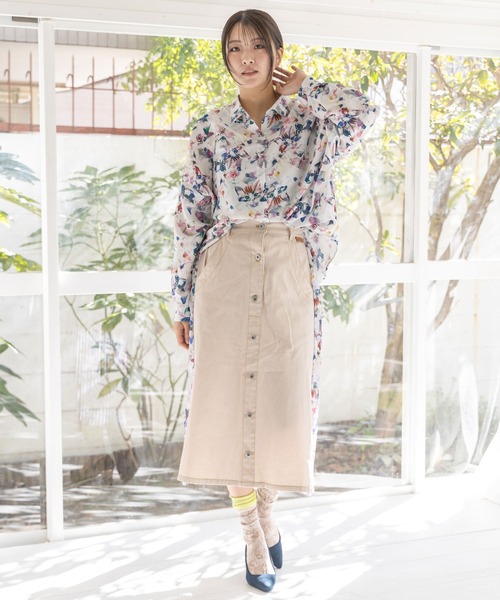 【未使用】36,300円 boussoleブソル花柄プリーツスカートSAMPLE 7c5b45514ee96224f0f806246e7317
