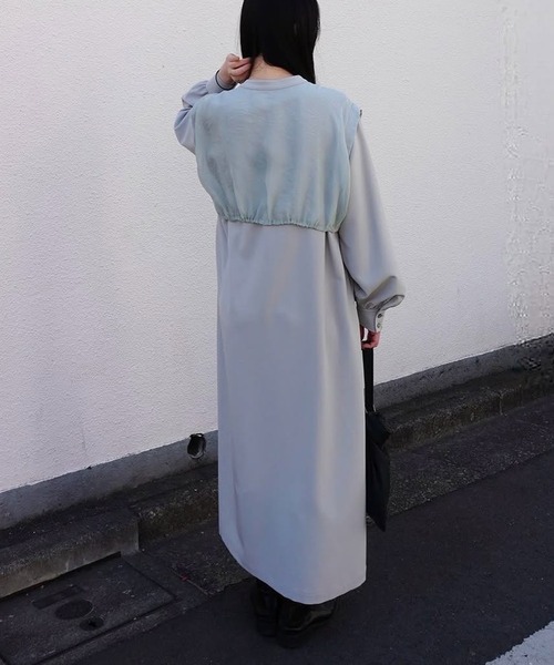 MANOF（マノフ） ワンピース SHEER LAYER SHIRTS ONE PIECE : ZOZOTOWN