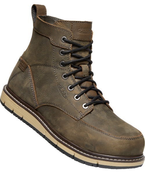 KEEN（キーン） レースアップブーツ 27cm カーキブラウン メンズ