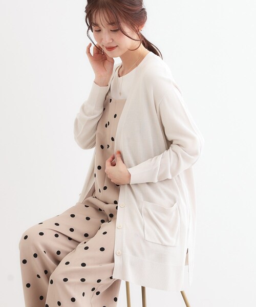 DRESKIP（ドレスキップ） カーディガン 「洗える/UV」さらっと羽織れる