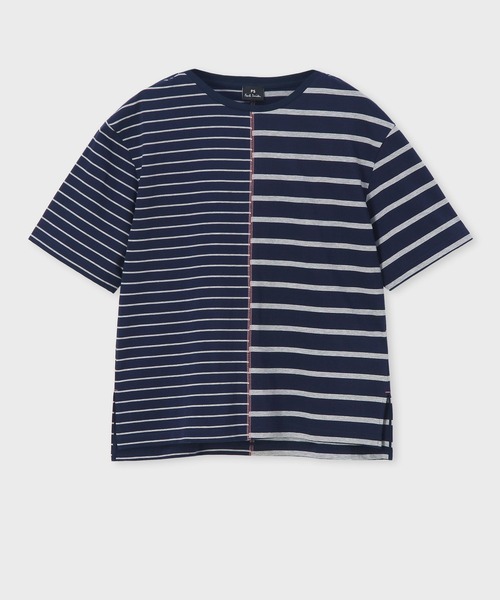 PS Paul Smith tシャツ 半袖 ウィメンズ リラックス ボーダー 半袖T