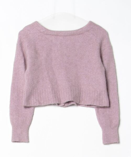 「EMMEL REFINES」 ニットカーディガン FREE ピンク レディース_画像2