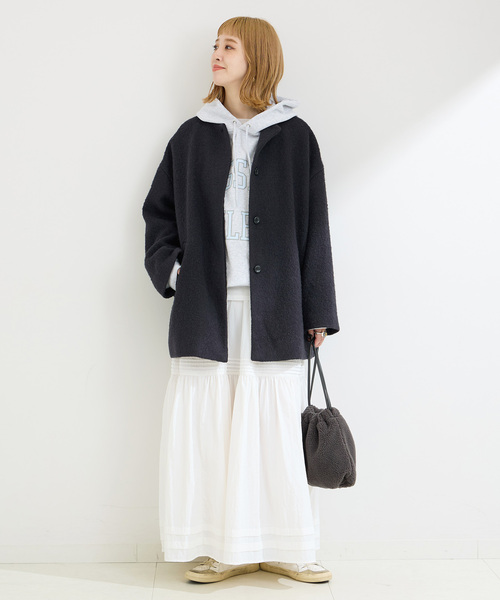 B.C STOCK（ベーセーストック） 「Simplicite」ノーカラーコート FREE