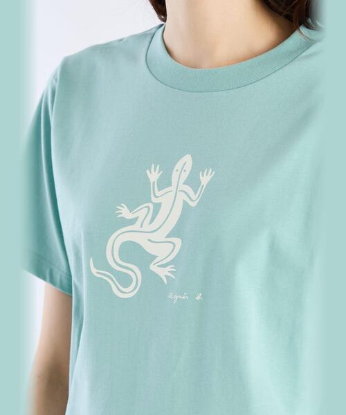 agnes b. tシャツ SF64 TS レザールTシャツ レディース