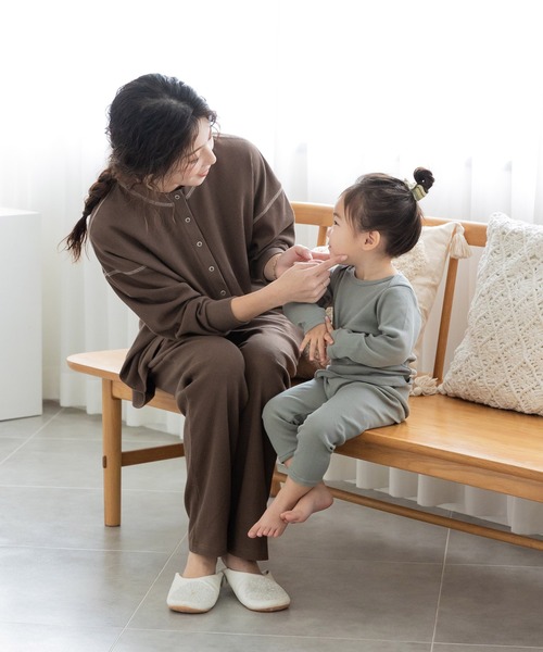 フェリシモMama マタニティ Moredde ワッフル素材のルーム