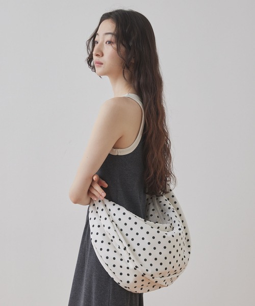 Unblend ショルダーバッグ バッグ 「Unblend」2WAY ドット柄 ハーフ
