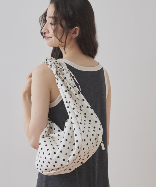 Unblend ショルダーバッグ バッグ 「Unblend」2WAY ドット柄 ハーフ 