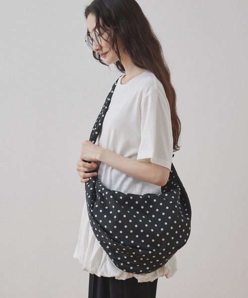 Unblend ショルダーバッグ バッグ 「Unblend」2WAY ドット柄 ハーフ