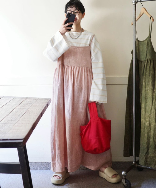 journal standard luxe ボーダー クルーロンT　カットソー ボーダーテンジク クルーネック-Big-プルオーバー（Tシャツ
