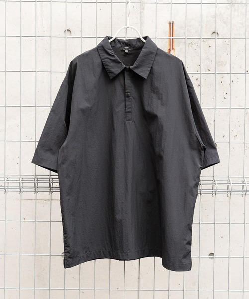 natiam スナップボタン　ポロシャツ ITEMS URBANRESEARCH ポロシャツ 「撥水/イージーケア/接触冷感