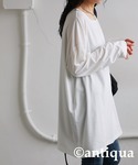 tシャツ 無地 長袖 ロンT レディース メンズの詳細画像3