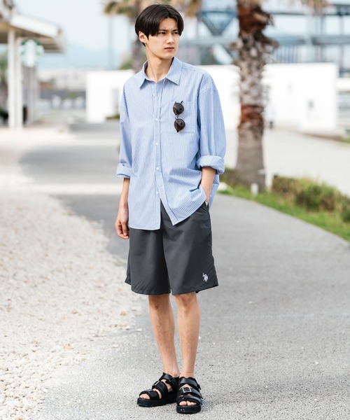 U.S. POLO ASSN.（ユーエスポロアッスン） ワイドパンツ ハーフパンツ