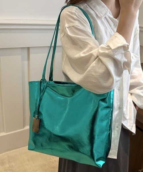 トートバッグ メタリックトートバッグ レディース : ZOZOTOWN
