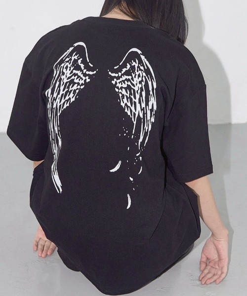 ★FANCYCLUB★REBIRTH OF HEAVEN TEE (BLACK)★正規品/直送料込 FANCY CLUB tシャツ 「FANCY CLUB」REBIRTH OF HEAVEN TEE