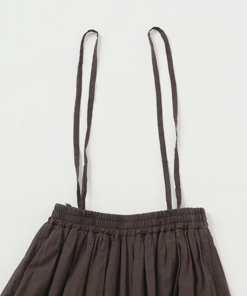 B.C STOCK パンツ 手洗い可 / シャンブレーボイルスカートパンツ