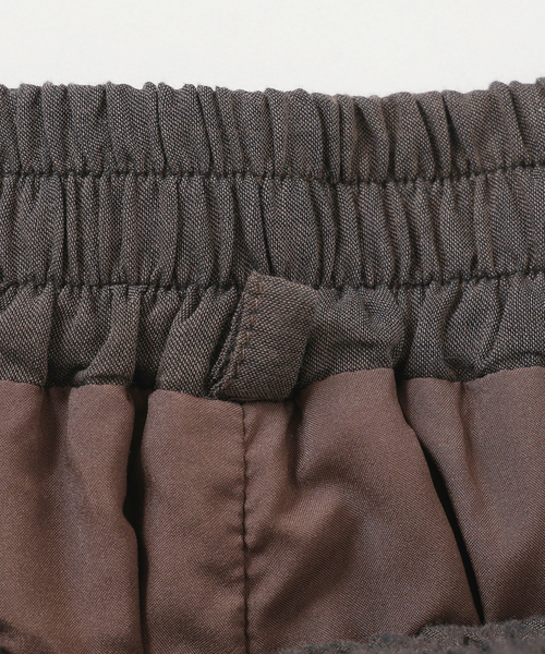 B.C STOCK パンツ 手洗い可 / シャンブレーボイルスカートパンツ