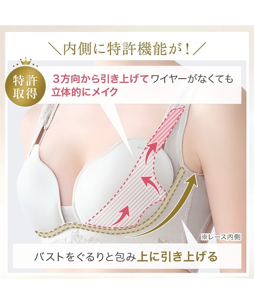 BRADELIS NewYork ブラジャー ビューティフルレースハートフル