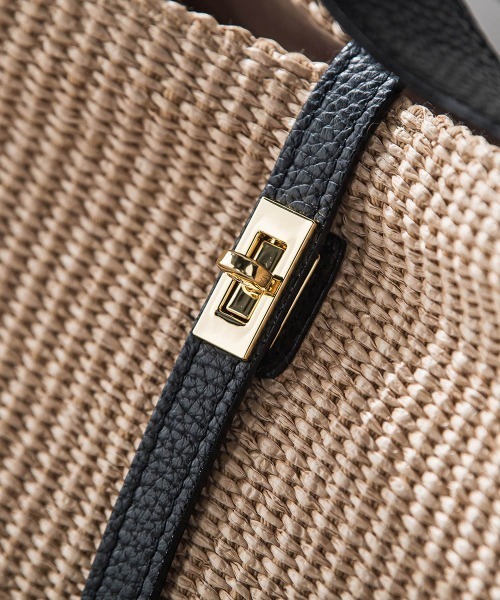 VIOLAd'ORO（ヴィオラドーロ） トートバッグ 「VIOLAd'ORO」ラフィア