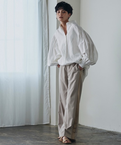 GENE HEAVENS 長袖シャツ GENE HEAVENS 「GENE HEAVENS」 長袖シャツ ONE SIZE ブルー