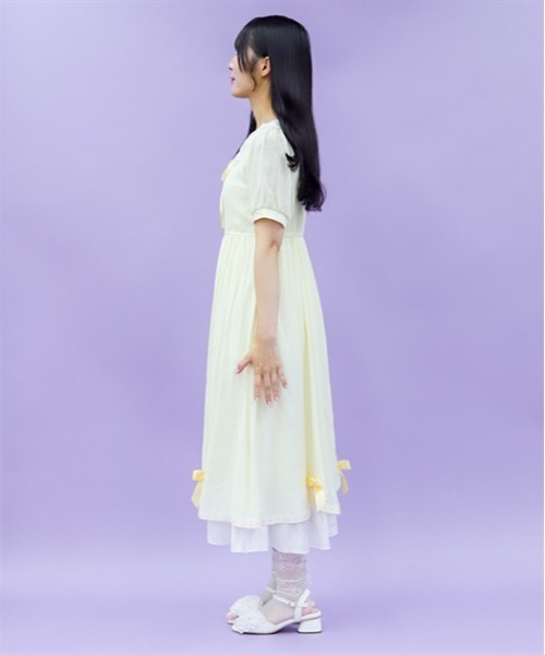 axes femme POETIQUE ワンピース ドーリーフリルロング