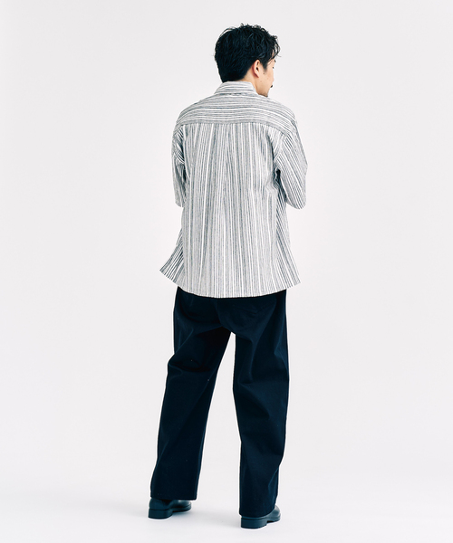 ÉDIFICE ストライプ シャツ L ÉDIFICE ストライプシャツ - メルカリ