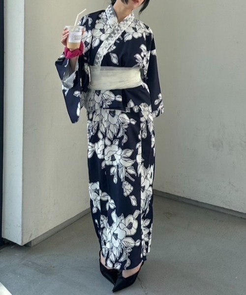 nemne 浴衣 2025 浴衣4点セット レディース 2way セパレート式 nemne 浴衣 2025 浴衣4点セット レディース : ZOZOTOWN Yahoo!店