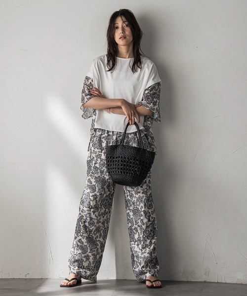 30.ペイズリー グレー＊さやたぐ 30.ペイズリー グレー＊さやたぐ