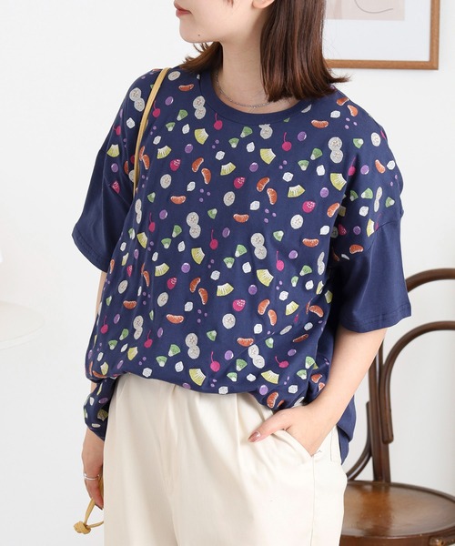 tシャツ EMAGO フルーツ刺繍T レディース Emago tシャツ EMAGO フルーツ刺繍T レディース : ZOZOTOWN