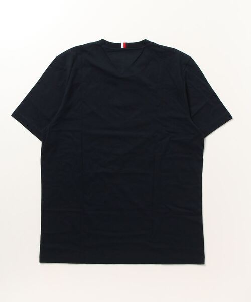 「TOMMY HILFIGER」 半袖Tシャツ SMALL ネイビー メンズ_画像2