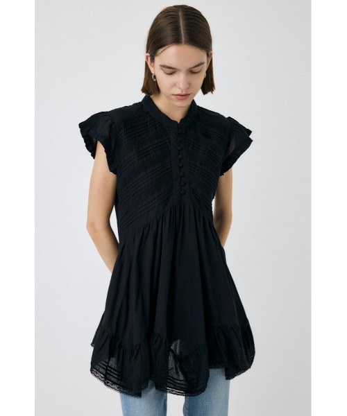 MOUSSY（マウジー） チュニック LACY FRILL チュニック : ZOZOTOWN