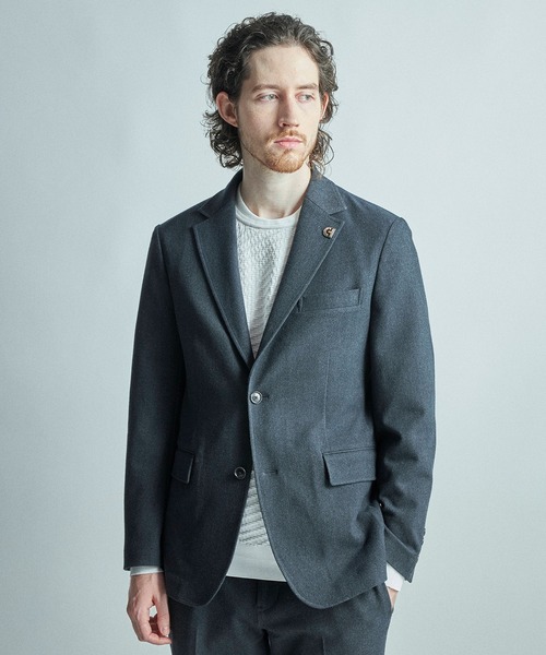 セーター ニット 「COLE HAAN/コール ハーン」別注ブリスタージャガードハイゲージニットTEE「マシンウォッシャブル」 メンズ_16