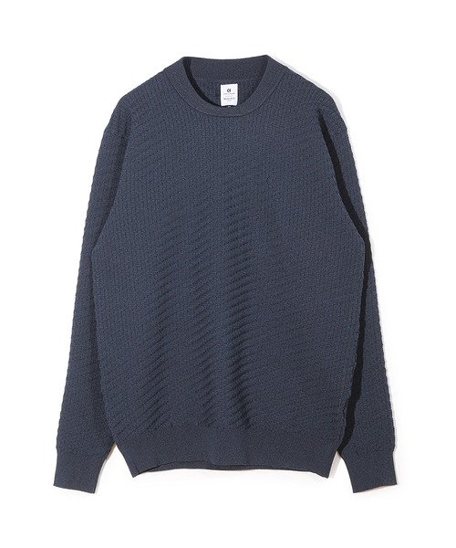 セーター ニット 「COLE HAAN/コール ハーン」別注ブリスタージャガードハイゲージニットTEE「マシンウォッシャブル」 メンズ_18
