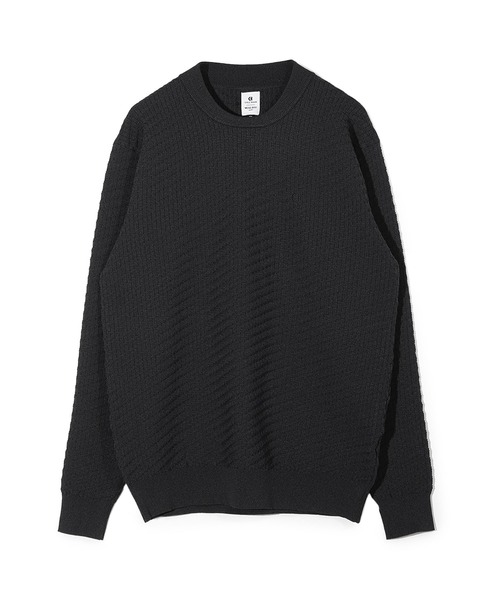 セーター ニット 「COLE HAAN/コール ハーン」別注ブリスタージャガードハイゲージニットTEE「マシンウォッシャブル」 メンズ_19