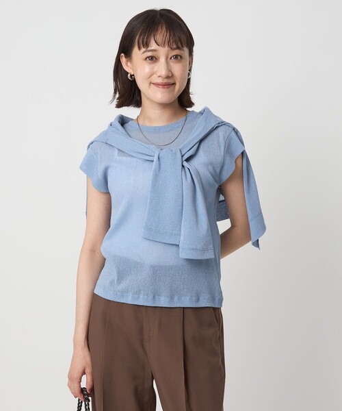 Dolce 完売 フレンチスリーブアシンメトリーフレアシャツ Dolce 完売 フレンチスリーブアシンメトリーフレアシャツ